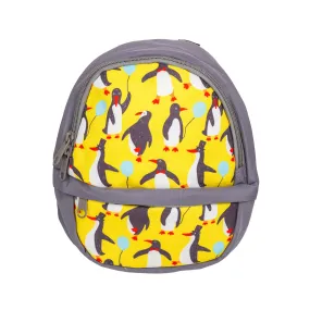 Printed Penguin Backpack - Grey