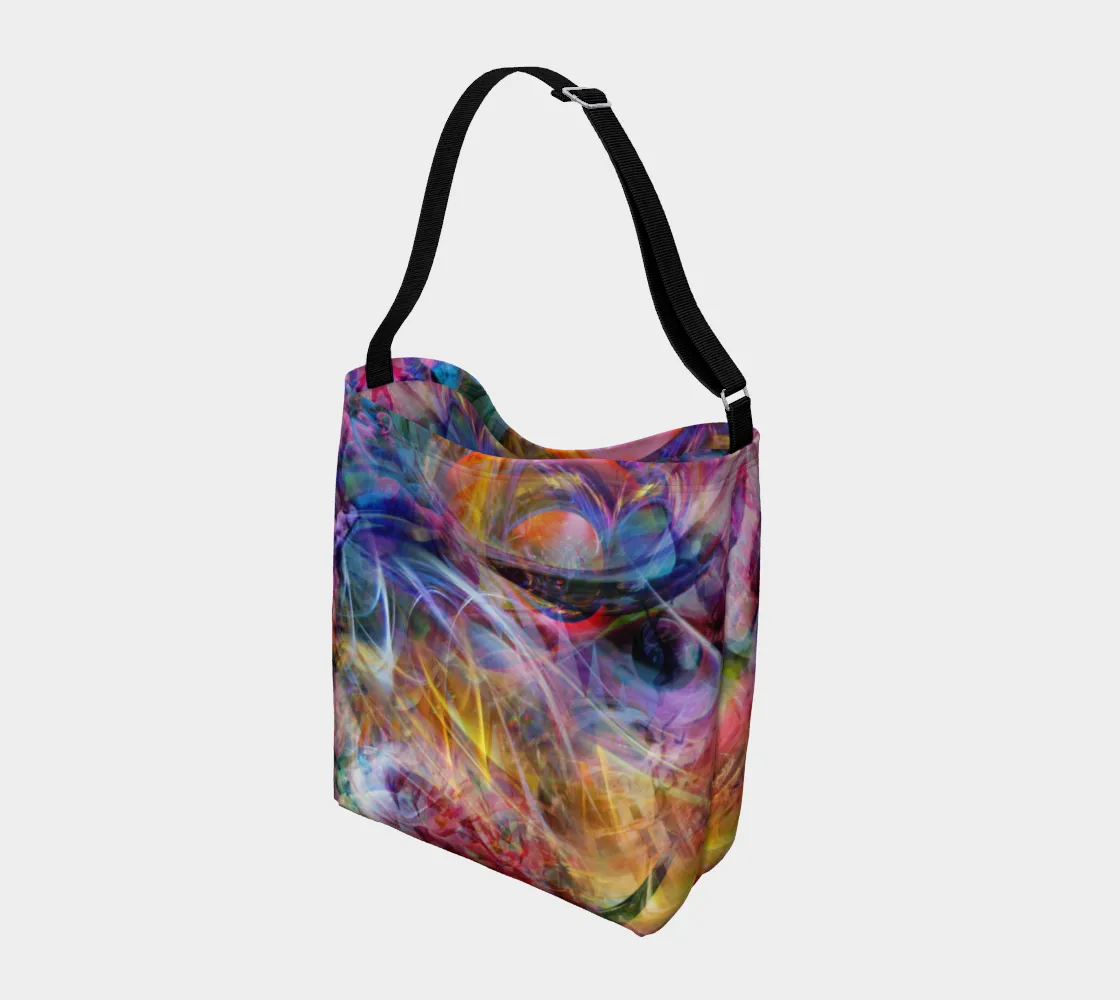 PSYCHEDELIC CIRCUS TOTE BAG