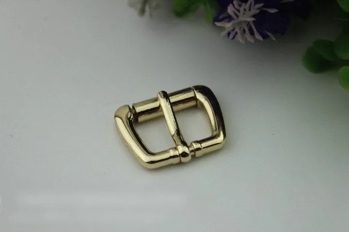 Purse Strap Slider Bag Hardware Metal Rectangle Single Loop Slide Buckle Adjuster Keeper Ring 20mm 3/4" Gold Silver 2/20pcs DIY Supplies