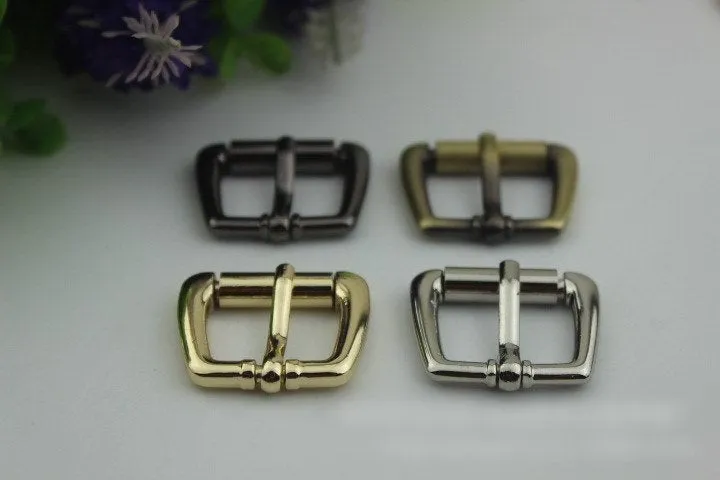 Purse Strap Slider Bag Hardware Metal Rectangle Single Loop Slide Buckle Adjuster Keeper Ring 20mm 3/4" Gold Silver 2/20pcs DIY Supplies