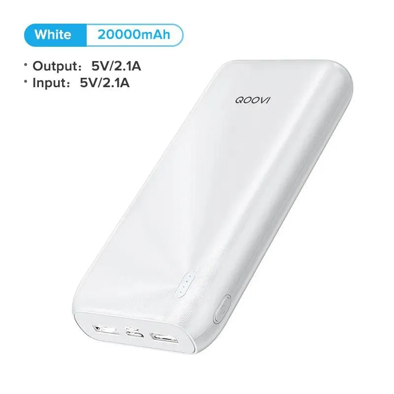 QOOVI Slimline Quick Charge PowerBank: Your Stylish Portable Charging Solution