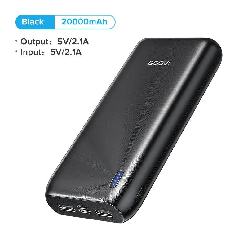 QOOVI Slimline Quick Charge PowerBank: Your Stylish Portable Charging Solution