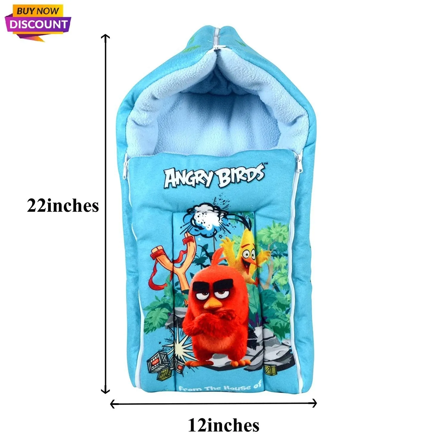 Quick Dry Cute Baby New Born Kangaroo Wrap Sleeping Bag with Dry Sheet