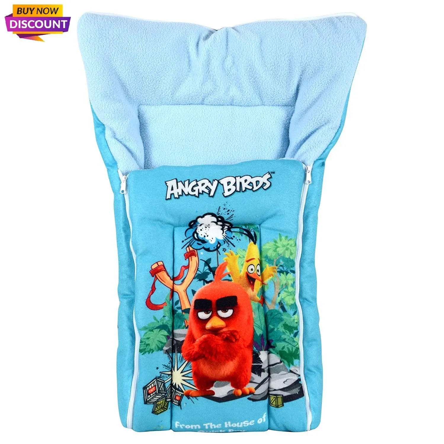 Quick Dry Cute Baby New Born Kangaroo Wrap Sleeping Bag with Dry Sheet