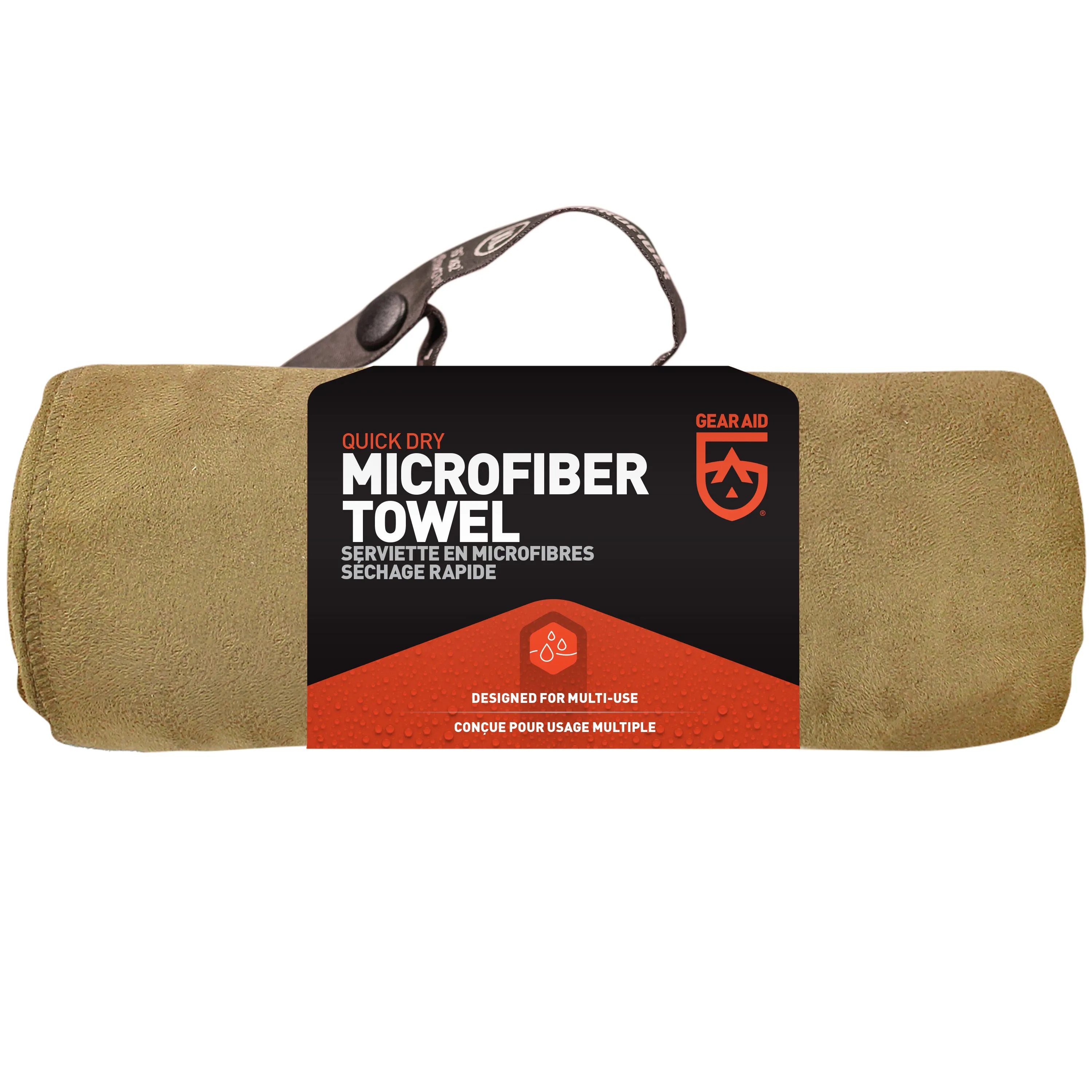 Quick Dry Microfiber Towel - Coyote