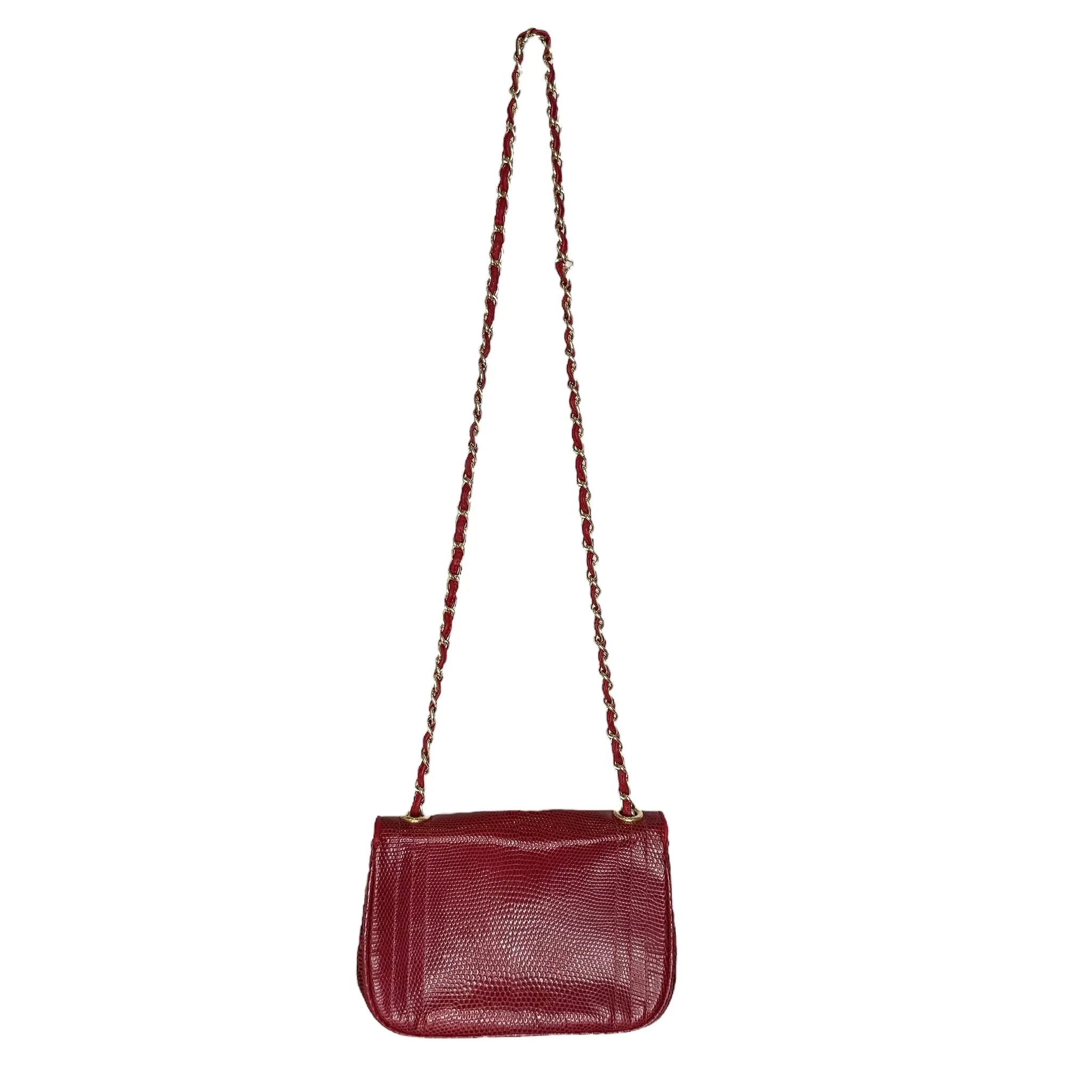 Red Lizard Vintage Bag