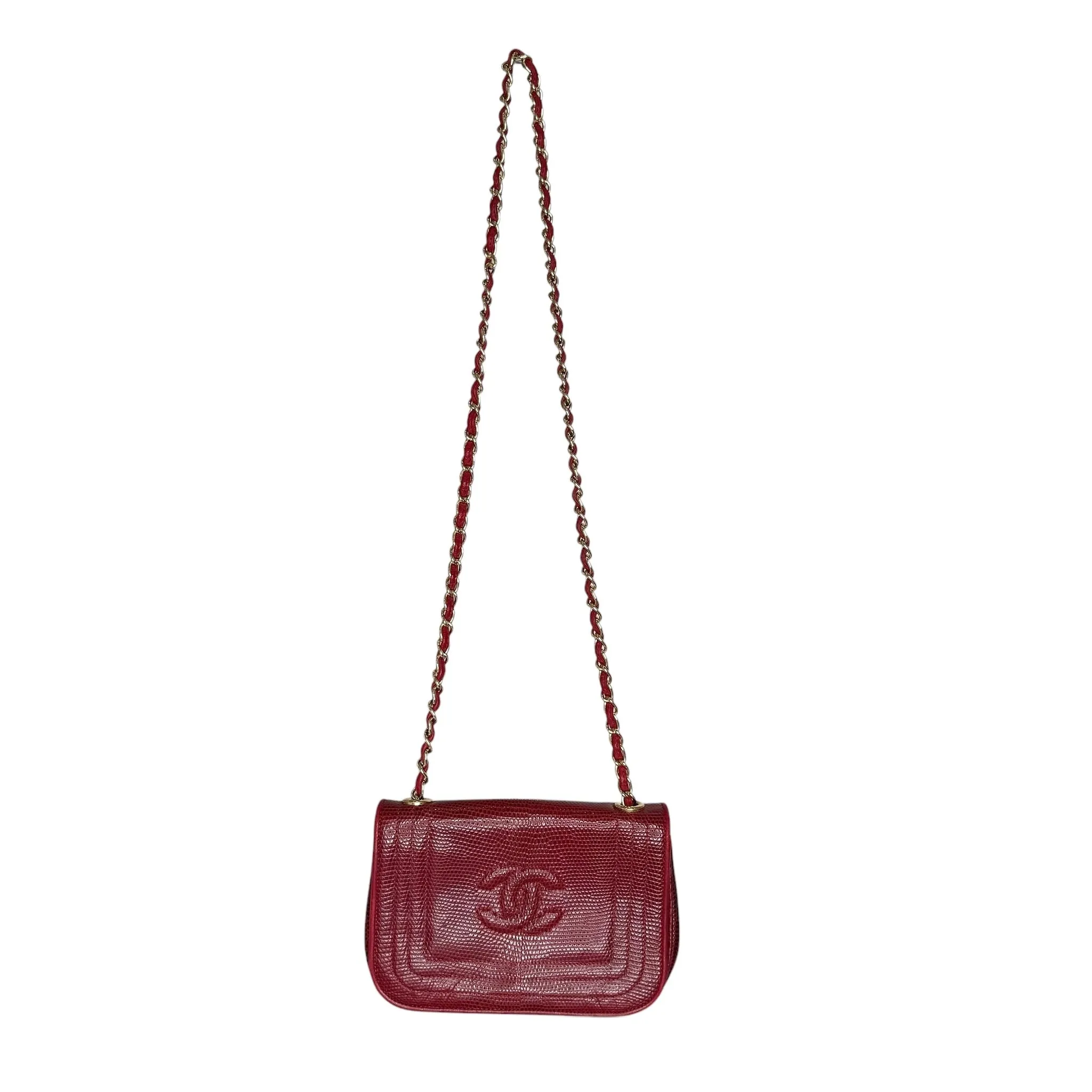 Red Lizard Vintage Bag