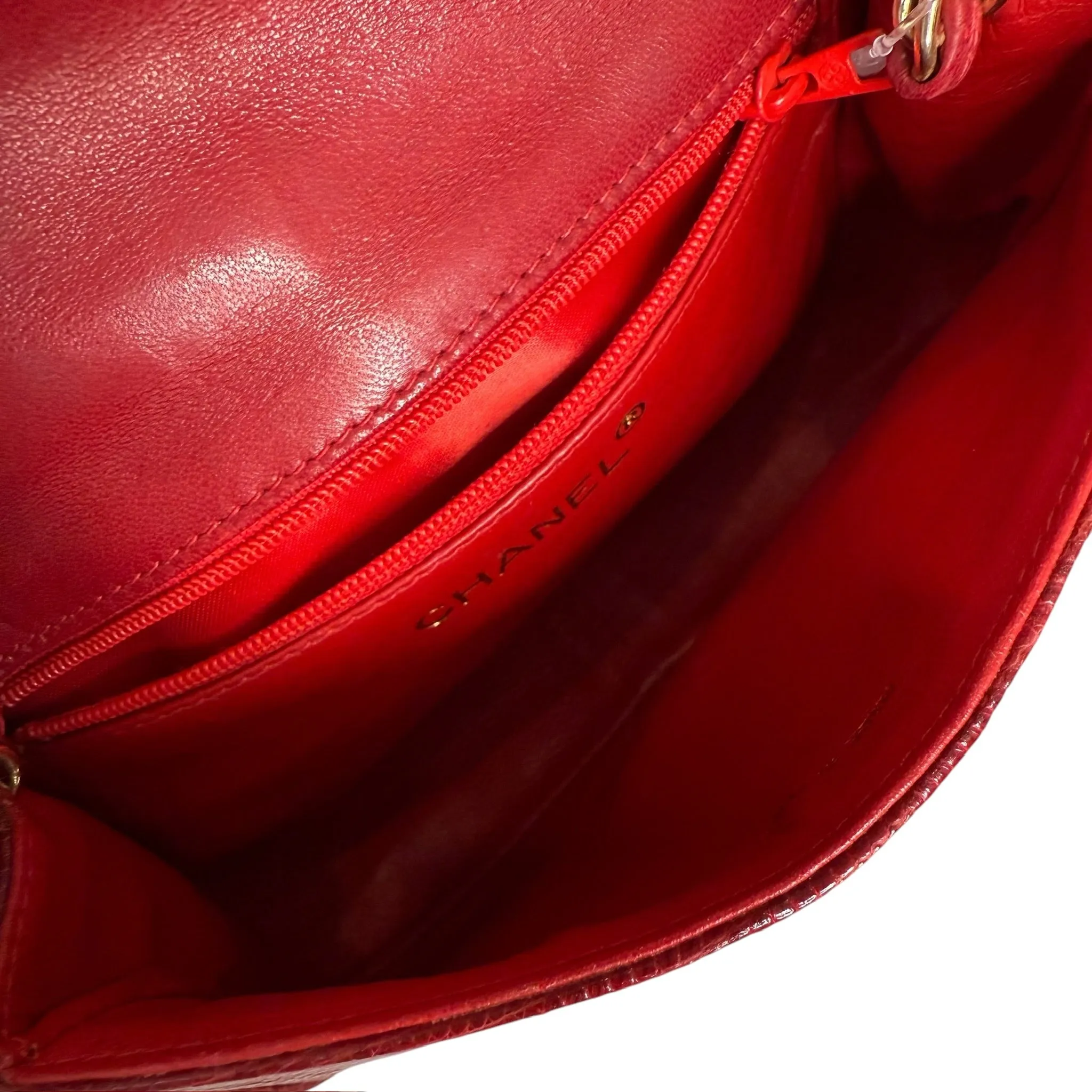 Red Lizard Vintage Bag