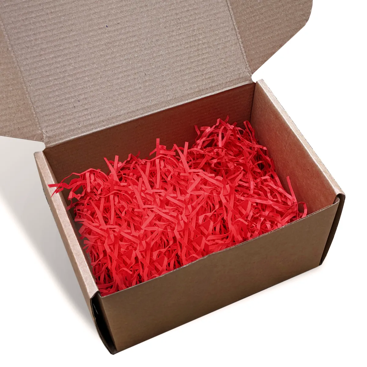 Red Paper Shred 2mm, 4kg Bag