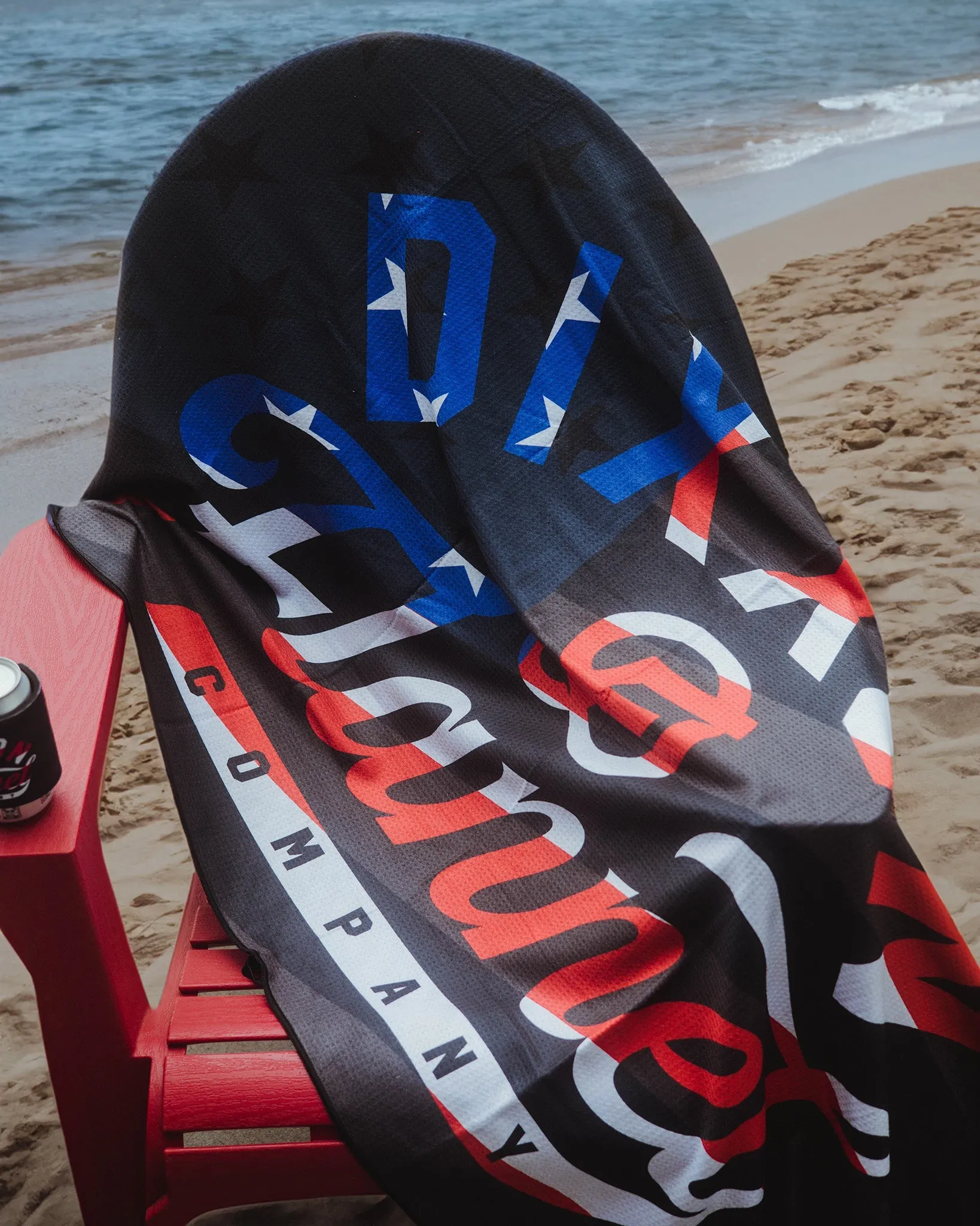 Red, White, & Blue Pastime Quick Dry Beach Towel