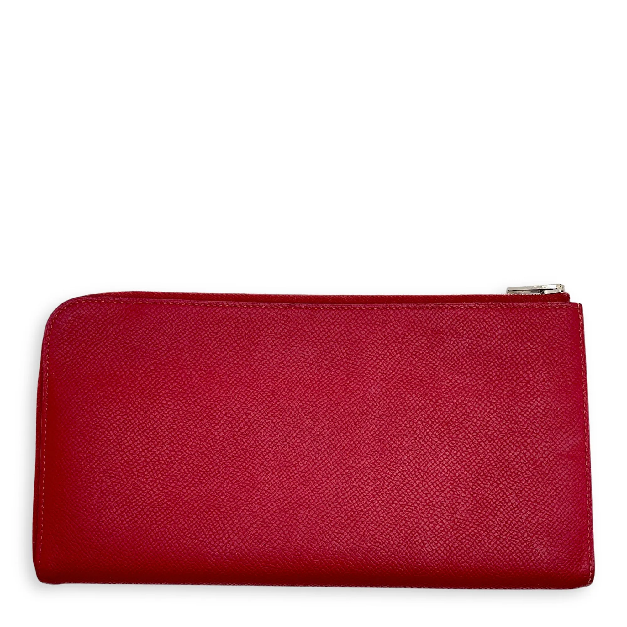 Remix Duo GM Rouge Grenat Wallet in Epsom, Palladium hardware