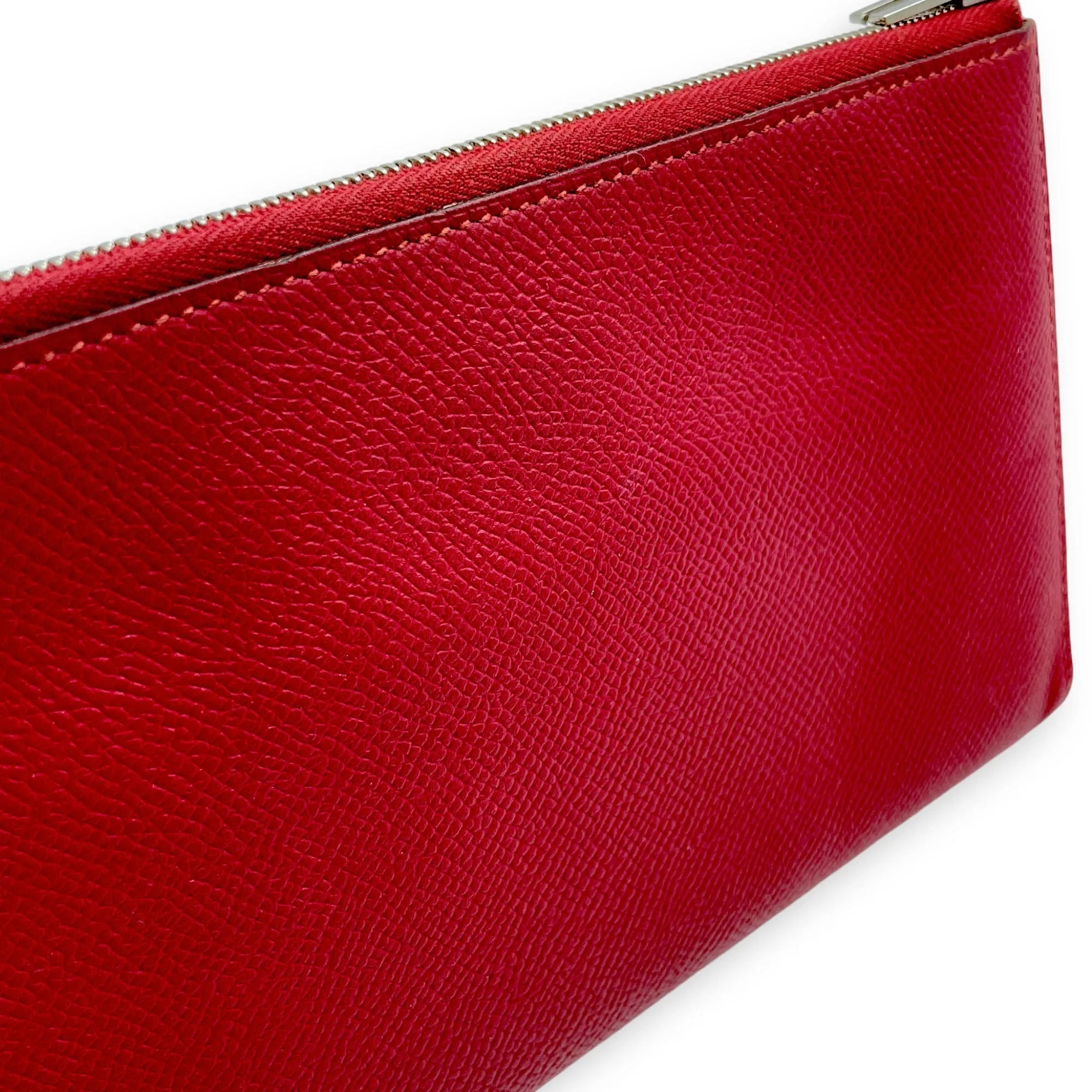 Remix Duo GM Rouge Grenat Wallet in Epsom, Palladium hardware