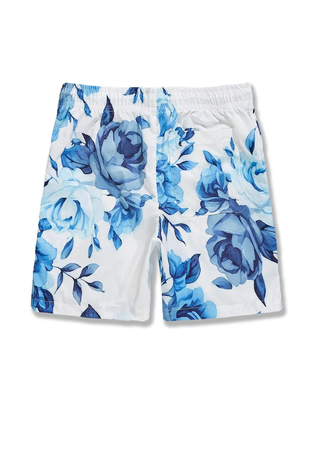 Retro - Ibiza Lounge Shorts (Blue Floral)