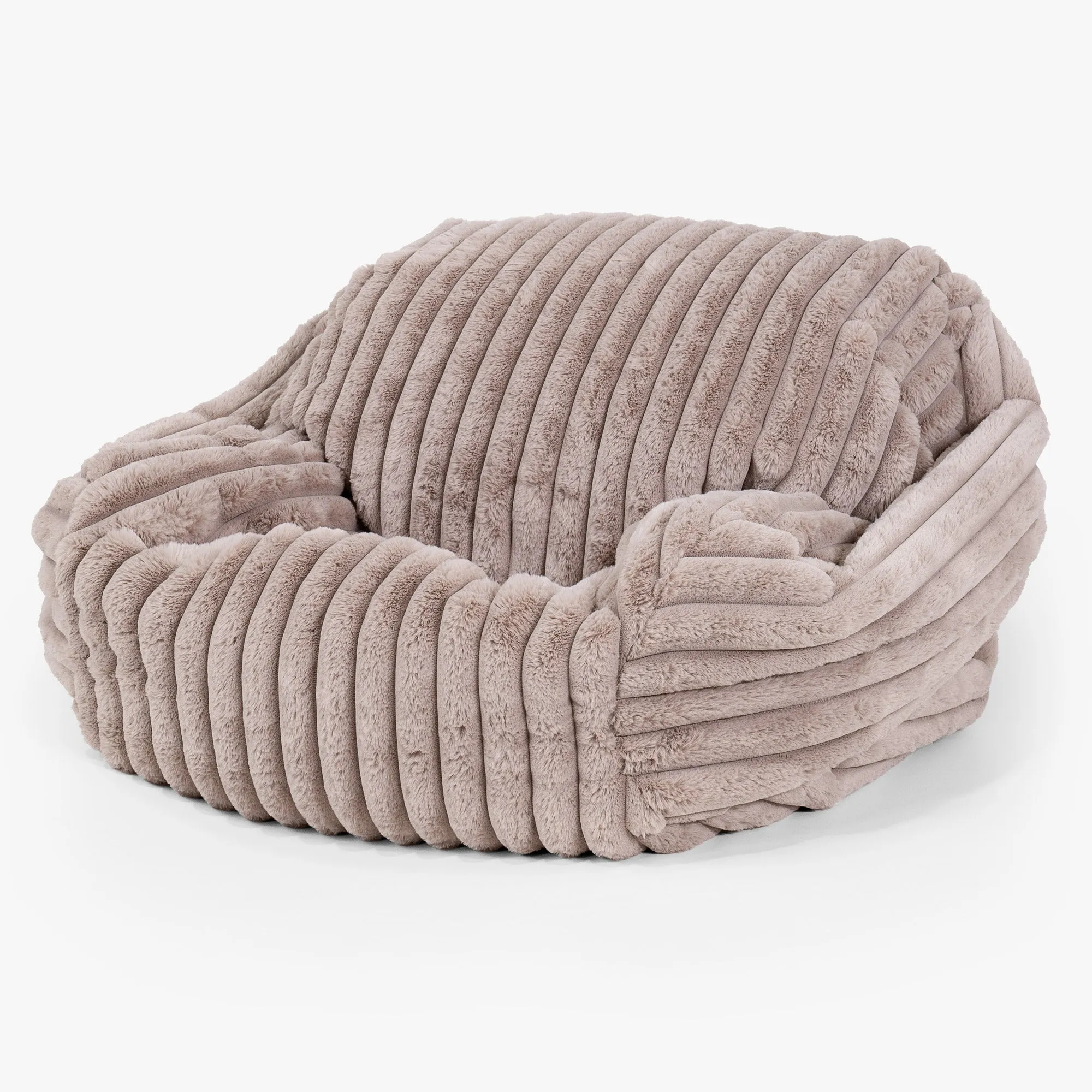 Sabine Bean Bag Armchair - Ultra Plush Cord Minky