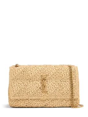 Saint Laurent   Medium Jamie raffia shoulder bag 