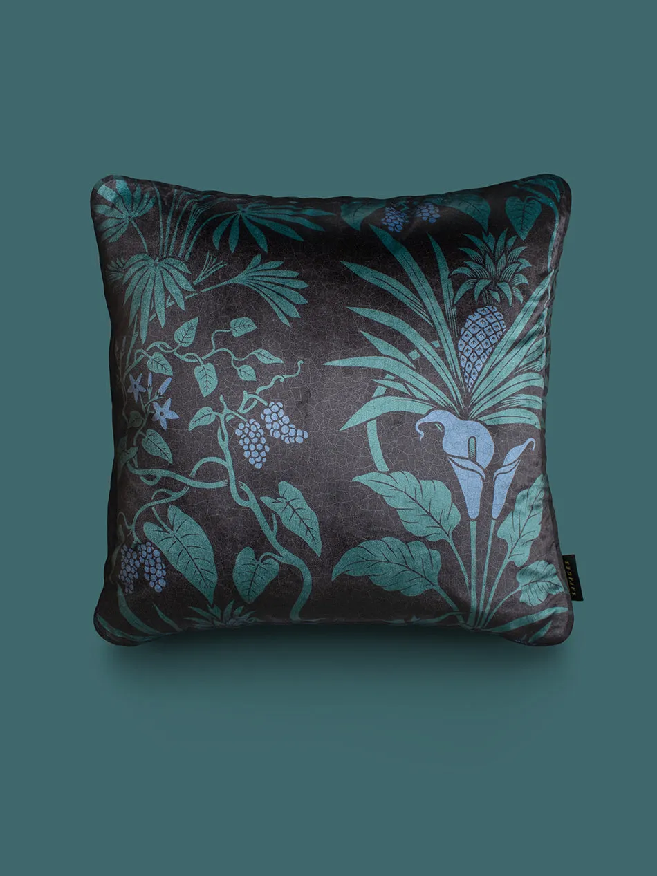 Sample Sale: Botanize 'Blackberry' Velvet Cushion