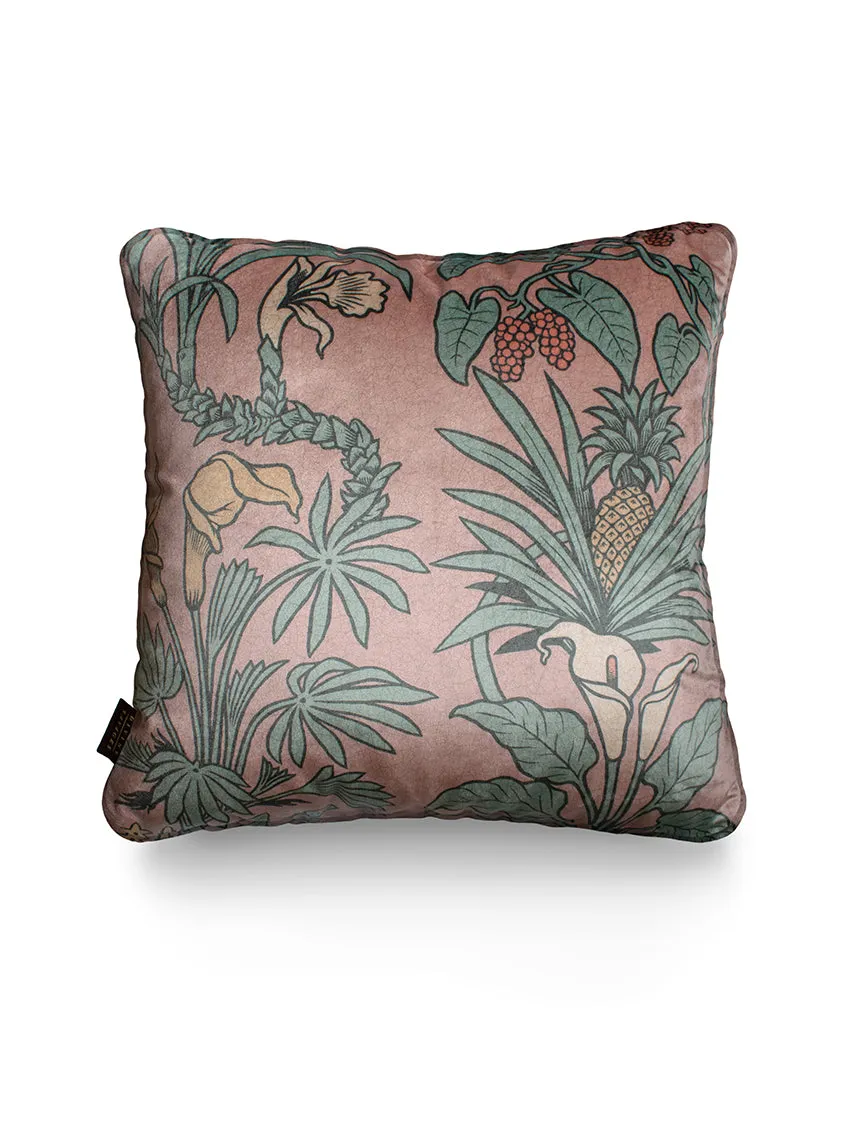 Sample Sale: Botanize Heritage 'Plaster Pink' Velvet Cushion