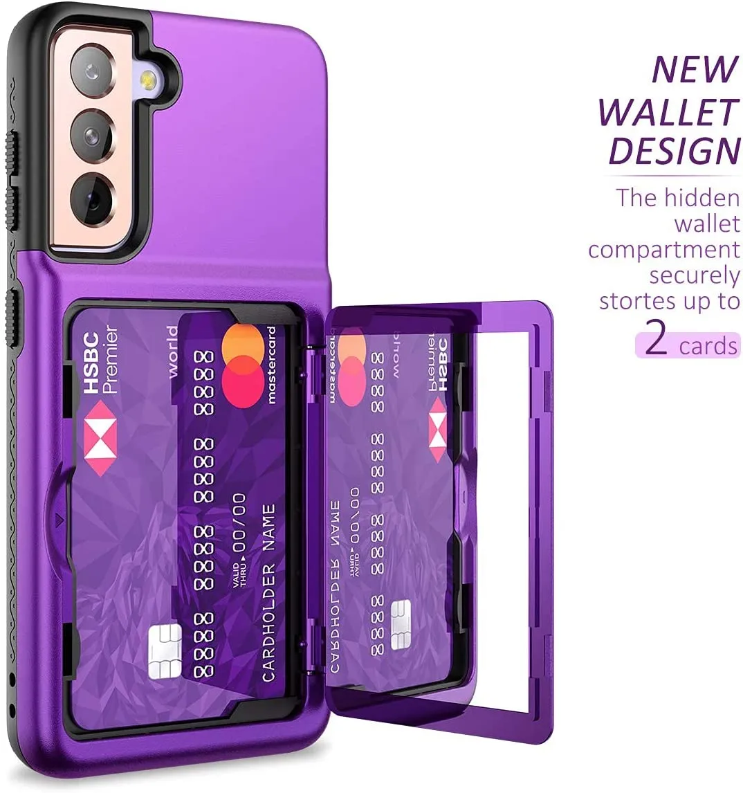 Samsung Galaxy S21 Wallet Case Credit Card Holder