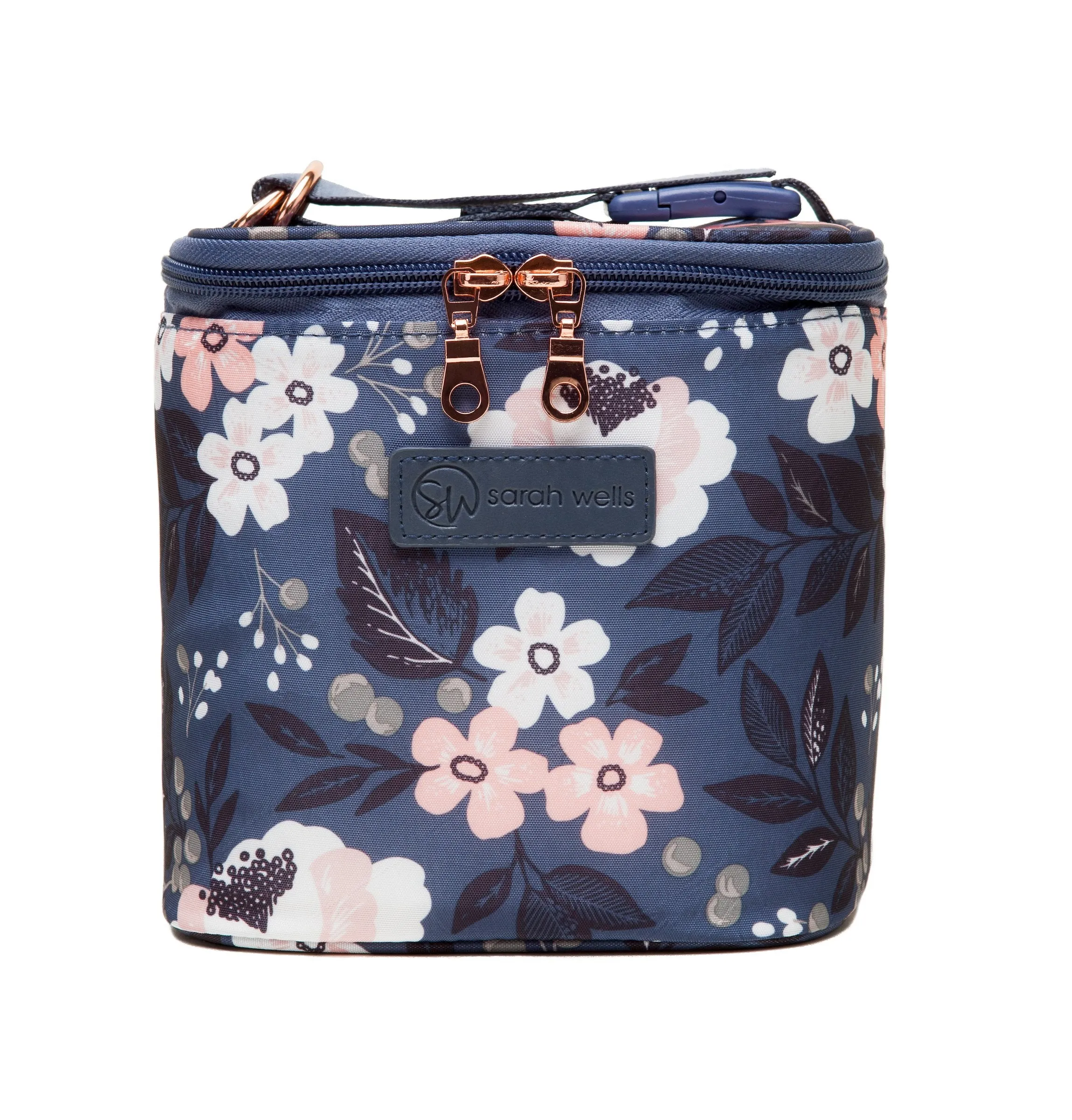 Sarah Wells Cold Gold Cooler Bag   Ice Block (Le Floral)