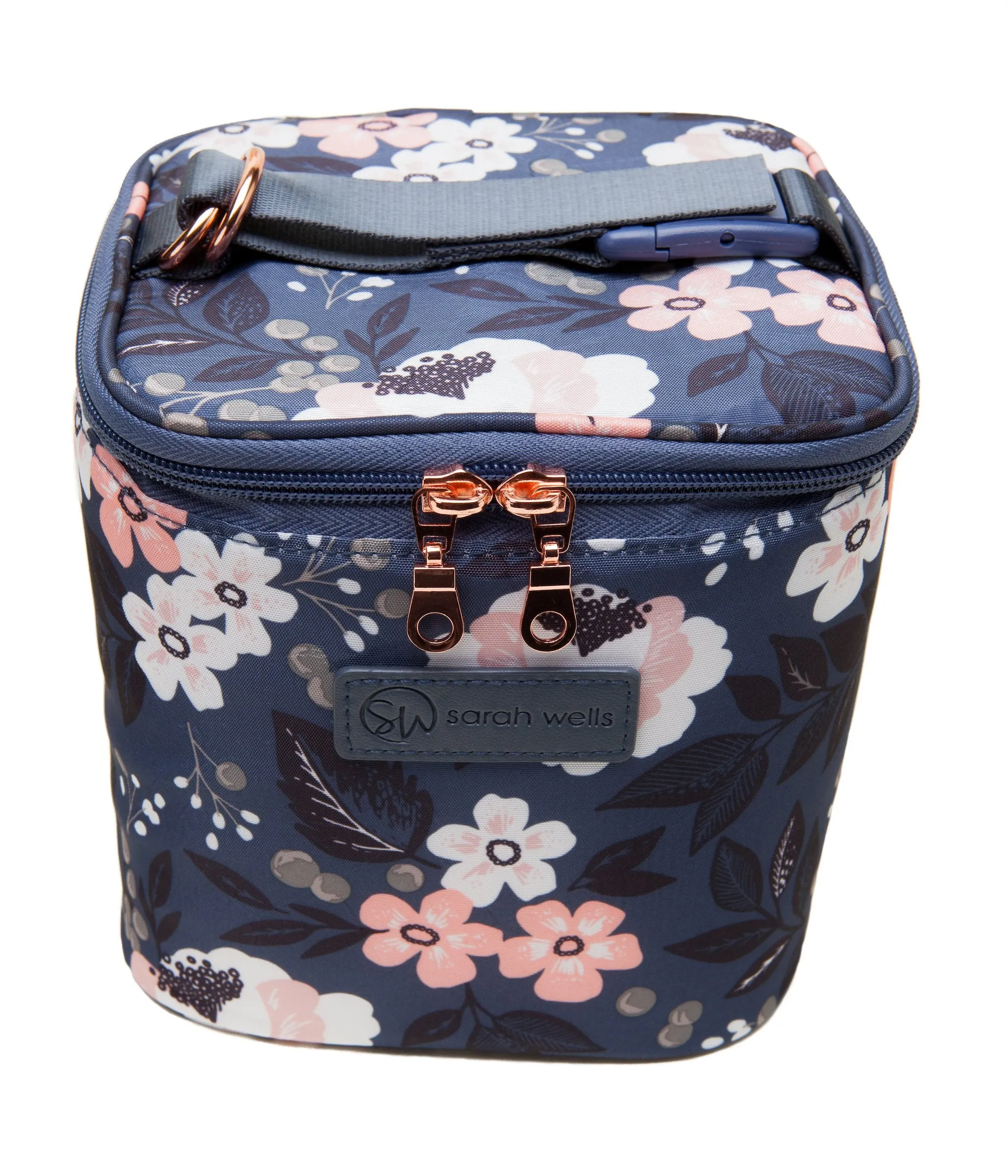 Sarah Wells Cold Gold Cooler Bag   Ice Block (Le Floral)