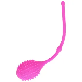 Silicone Textured Kegel Ball With Rolling Weight