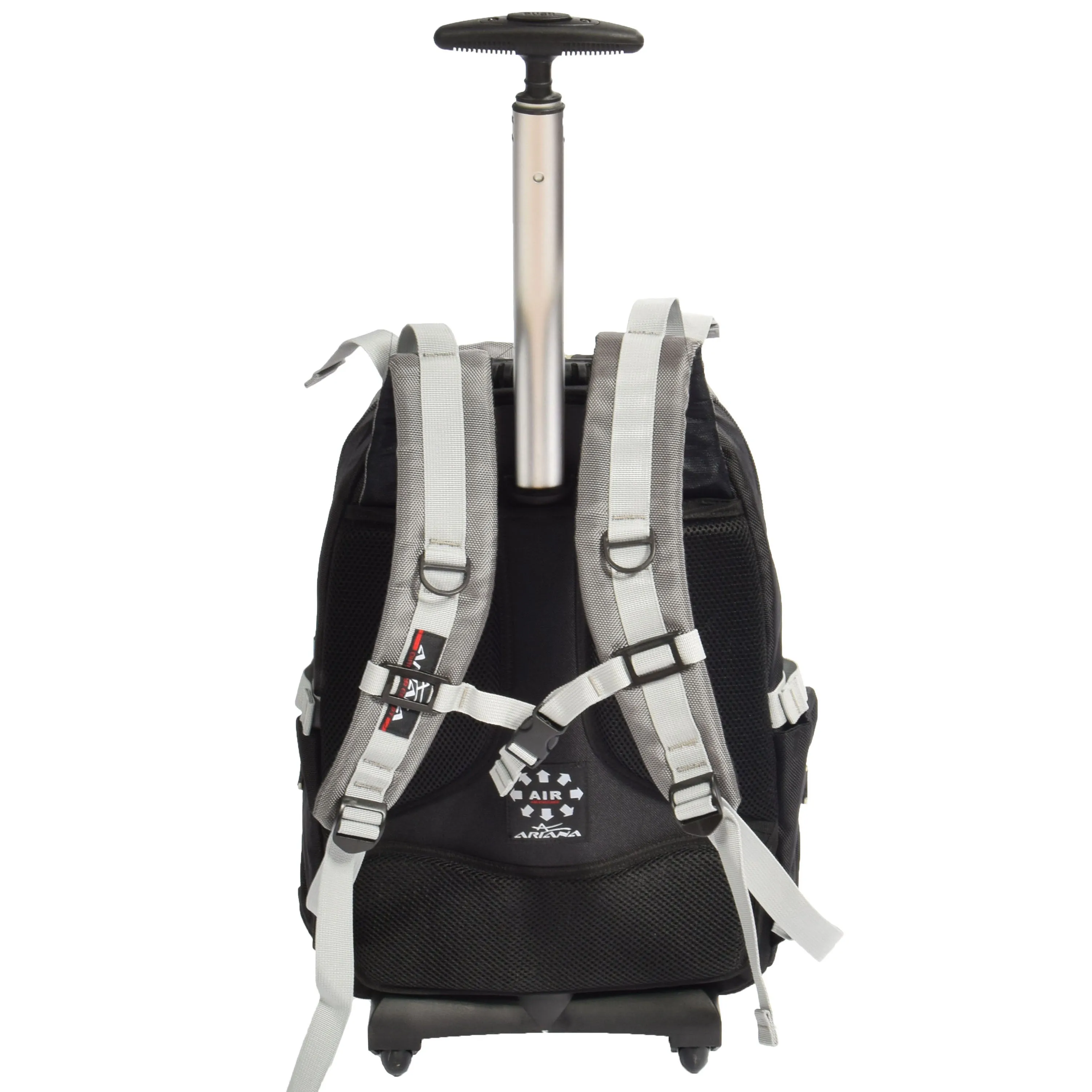 Small Size Backpack with Wheels HL08 Grey