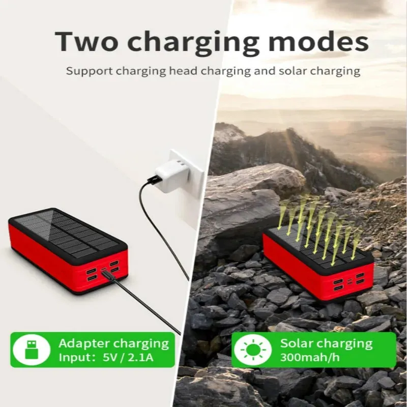 Solar Power Bank Portable Charger