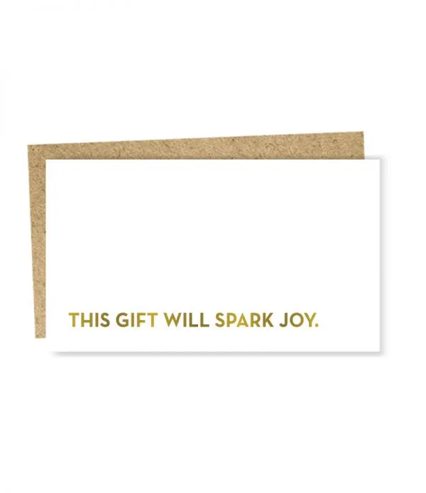 'Spark Joy' Mini Card