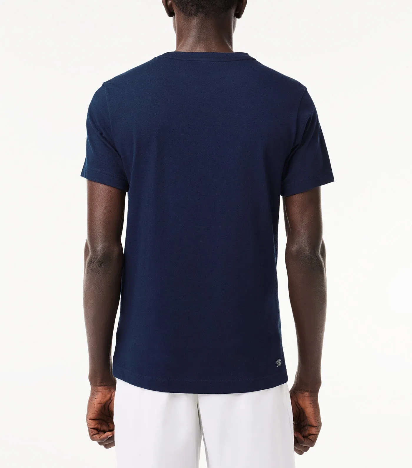 Sport Ultra-Dry Croc Print T-Shirt Navy Blue/Green-White