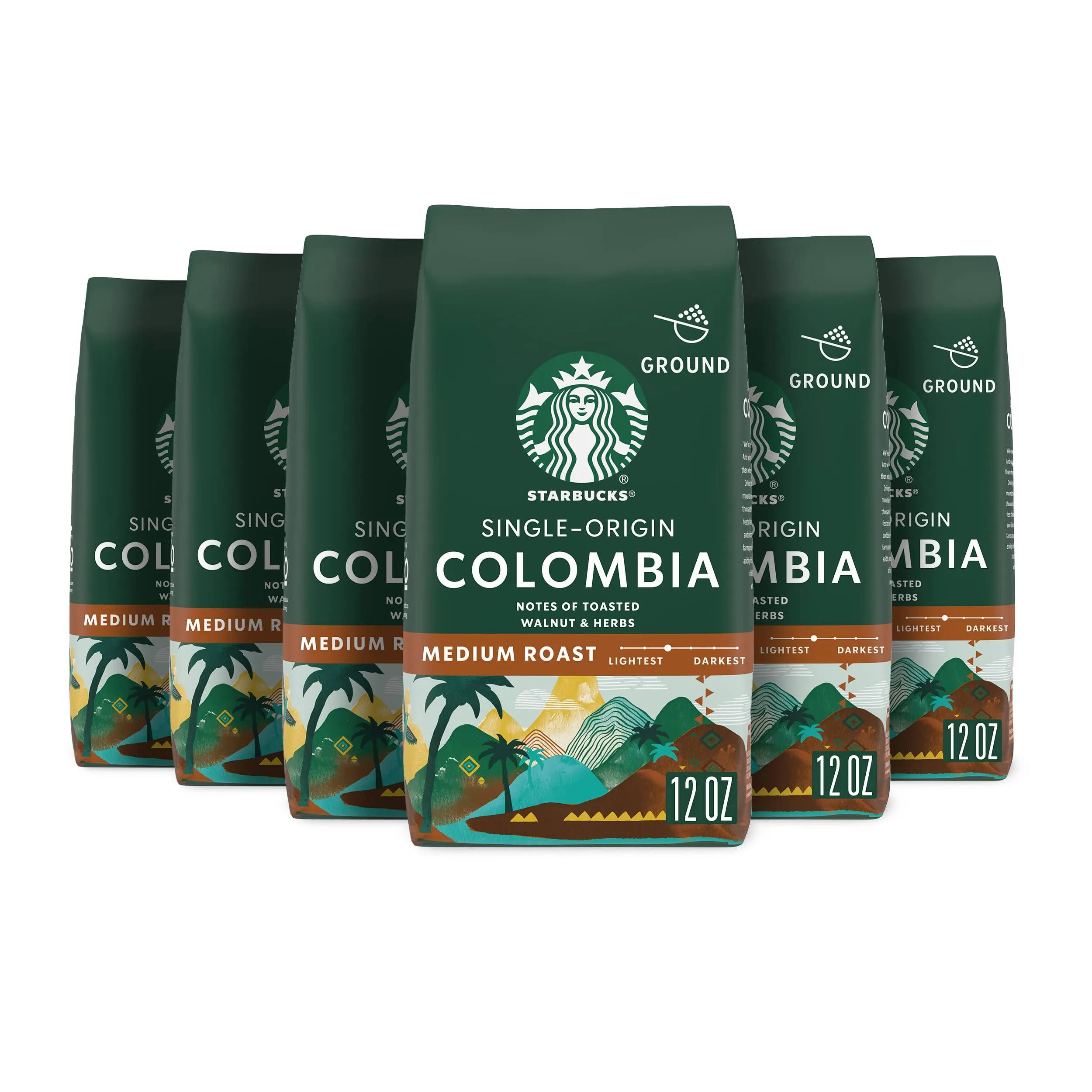 Starbucks Ground Coffee, Medium Roast Coffee, Holiday Blend, 100% Arabica, Limited Edition Holiday Coffee, 1 Bag (17 Oz)