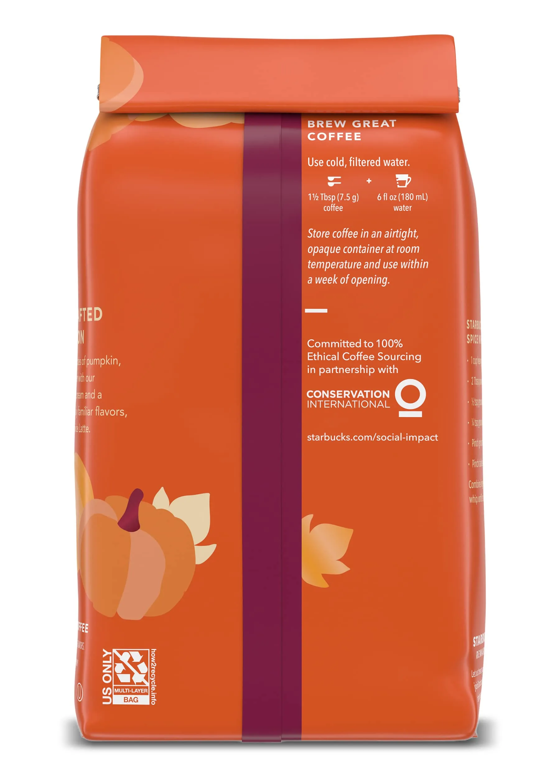 Starbucks Ground Coffee, Medium Roast Coffee, Holiday Blend, 100% Arabica, Limited Edition Holiday Coffee, 1 Bag (17 Oz)