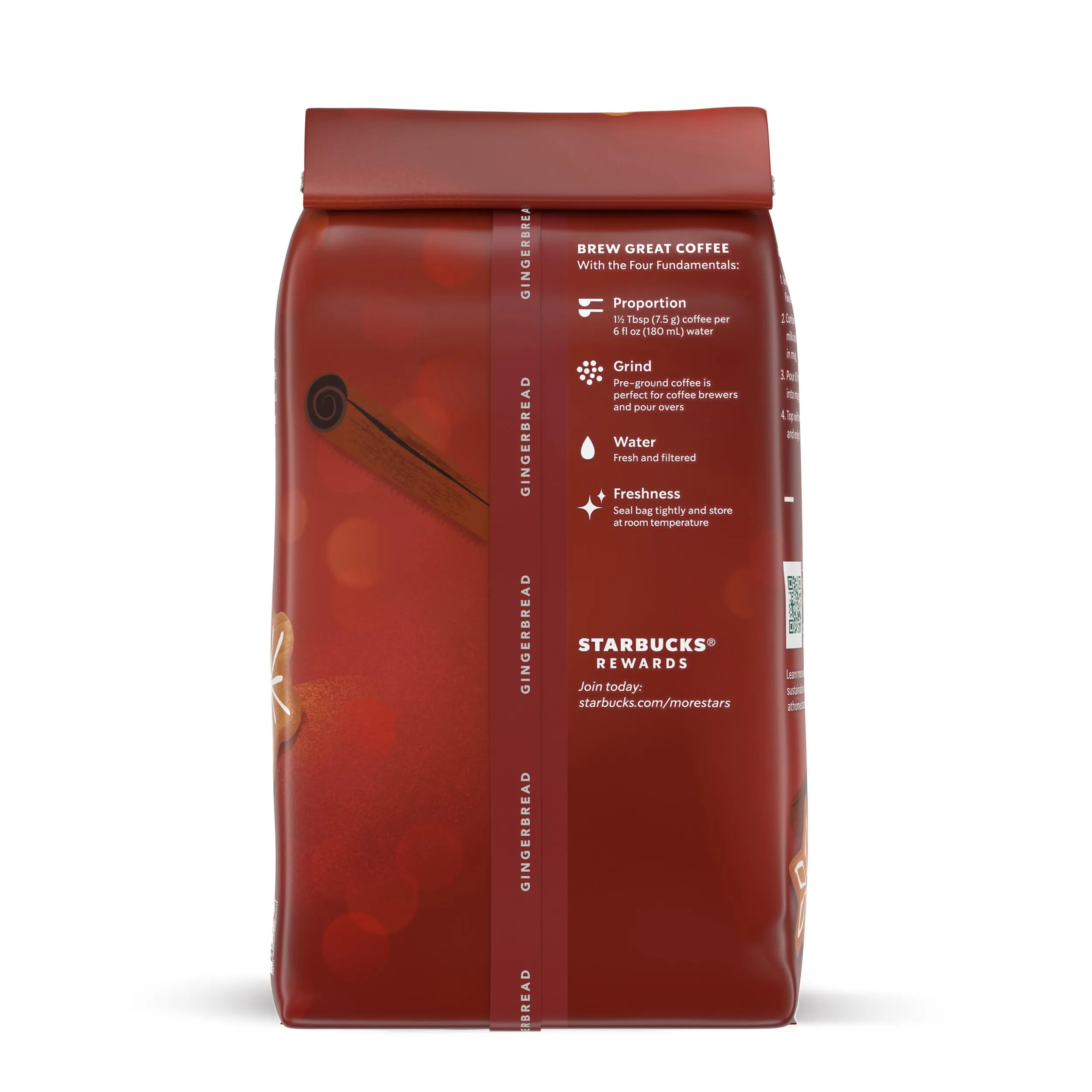 Starbucks Ground Coffee, Medium Roast Coffee, Holiday Blend, 100% Arabica, Limited Edition Holiday Coffee, 1 Bag (17 Oz)