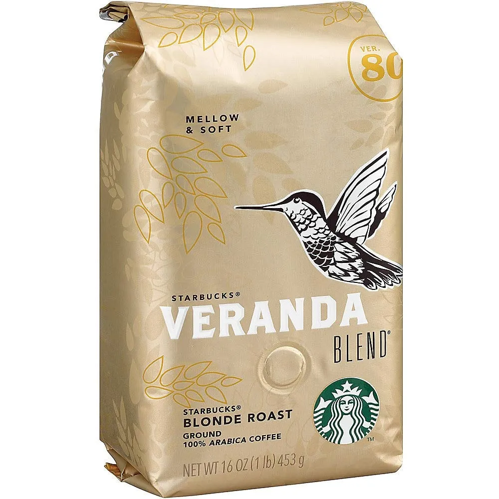 Starbucks Ground Coffee, Medium Roast Coffee, Holiday Blend, 100% Arabica, Limited Edition Holiday Coffee, 1 Bag (17 Oz)