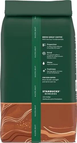 Starbucks Ground Coffee, Medium Roast Coffee, Holiday Blend, 100% Arabica, Limited Edition Holiday Coffee, 1 Bag (17 Oz)