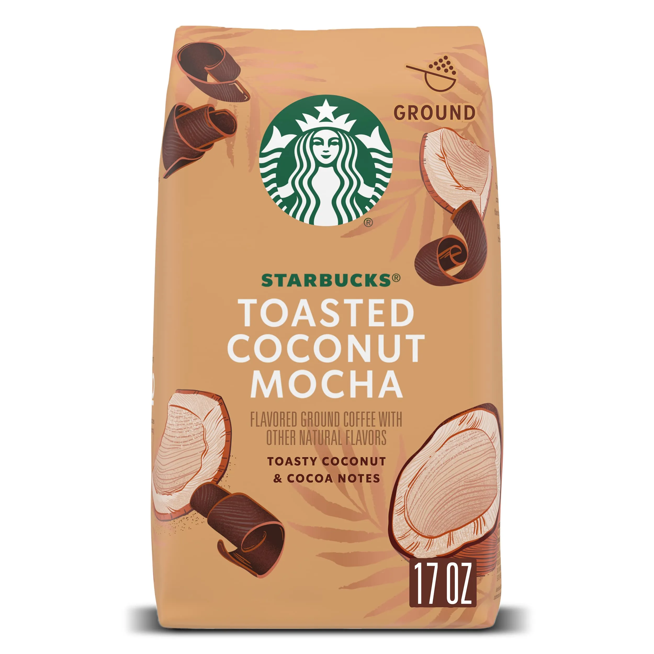 Starbucks Ground Coffee, Medium Roast Coffee, Holiday Blend, 100% Arabica, Limited Edition Holiday Coffee, 1 Bag (17 Oz)