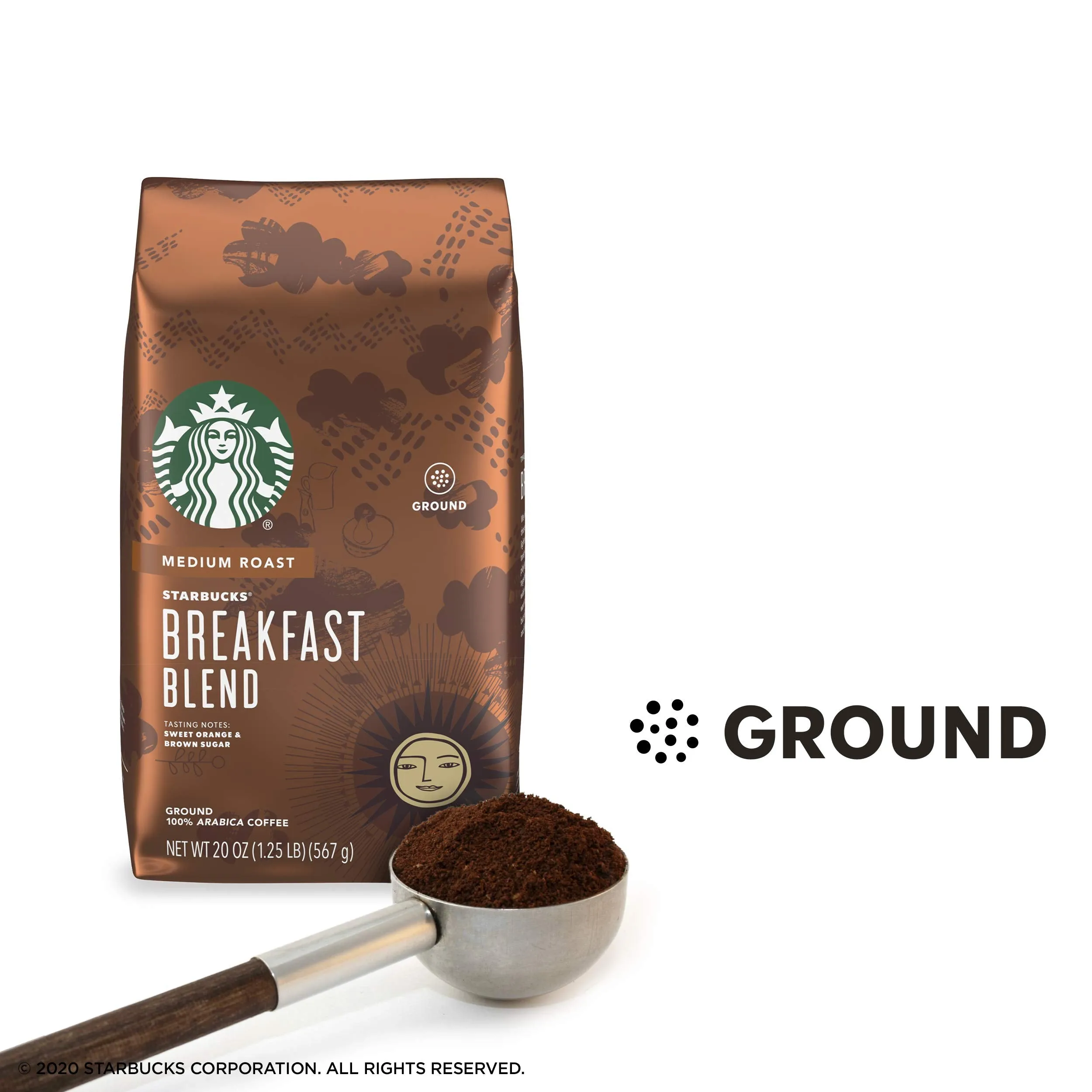 Starbucks Ground Coffee, Medium Roast Coffee, Holiday Blend, 100% Arabica, Limited Edition Holiday Coffee, 1 Bag (17 Oz)