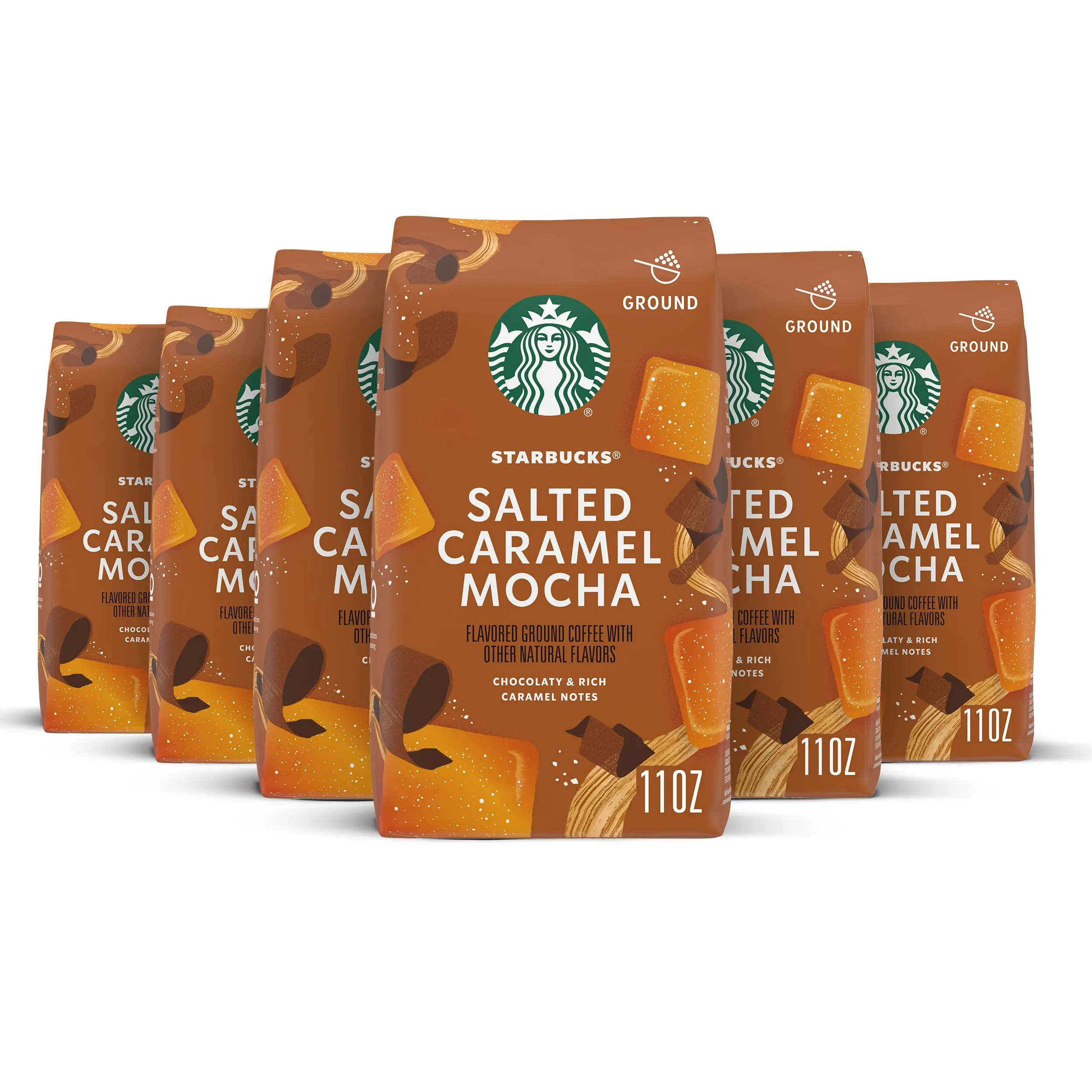 Starbucks Ground Coffee, Medium Roast Coffee, Holiday Blend, 100% Arabica, Limited Edition Holiday Coffee, 1 Bag (17 Oz)