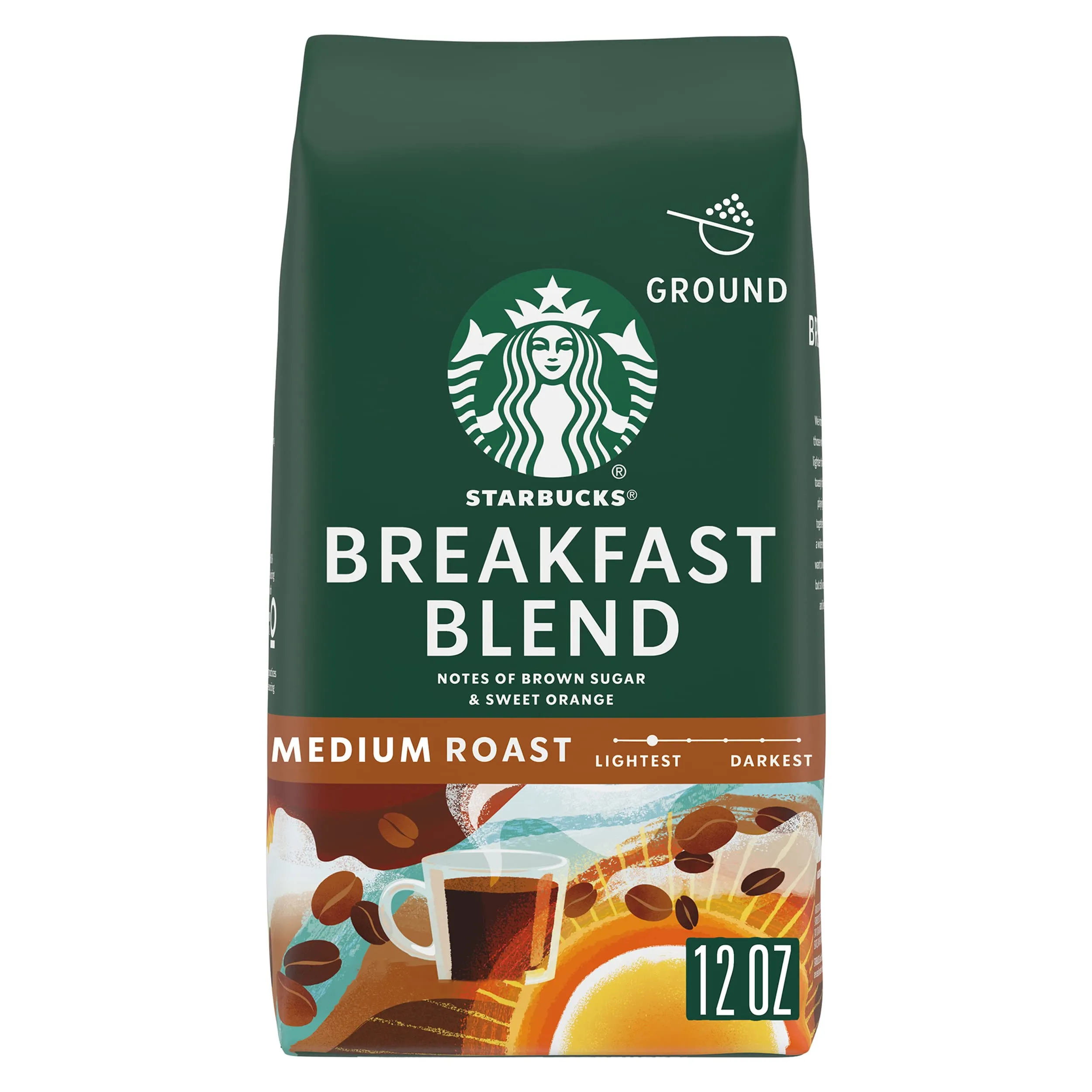 Starbucks Ground Coffee, Medium Roast Coffee, Holiday Blend, 100% Arabica, Limited Edition Holiday Coffee, 1 Bag (17 Oz)