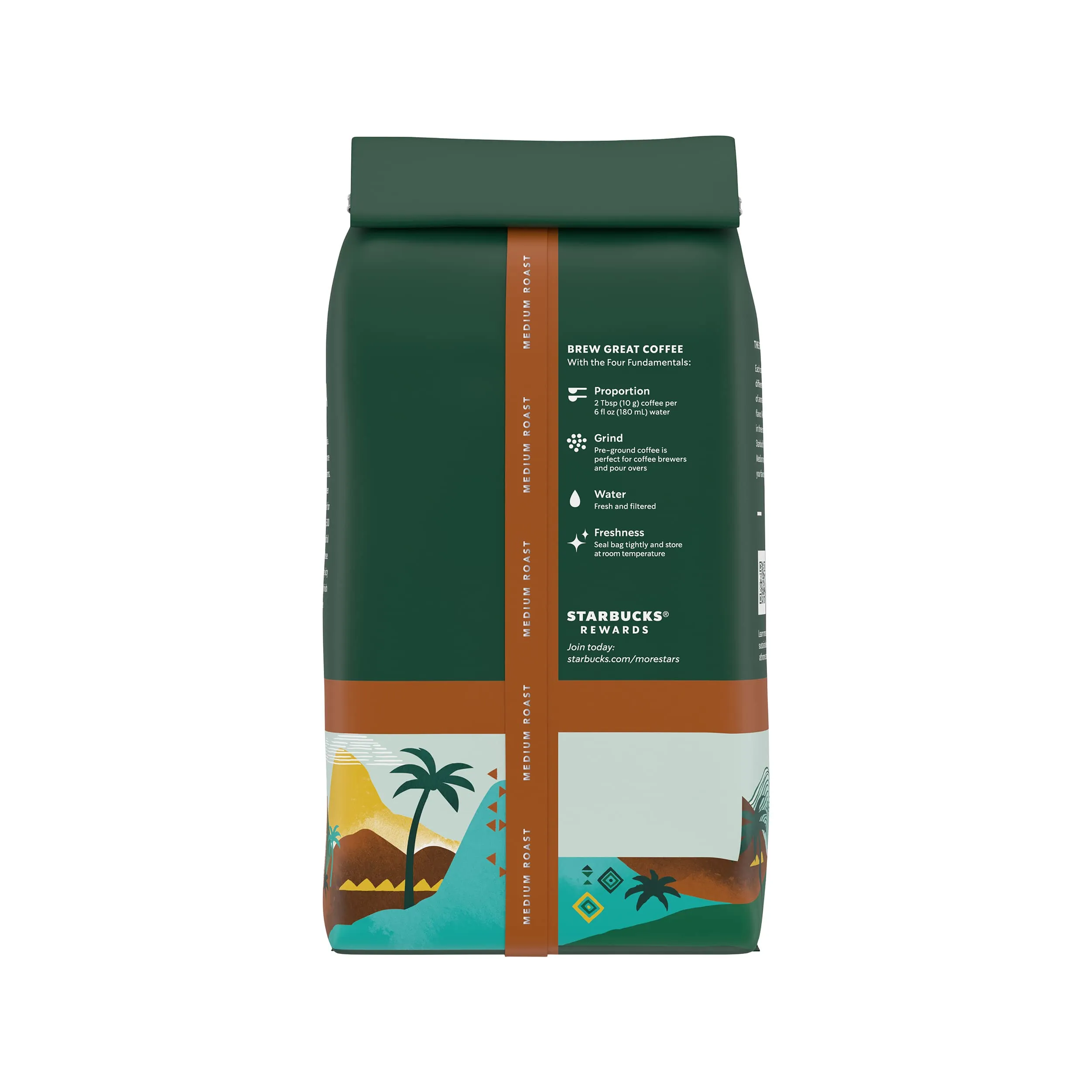 Starbucks Ground Coffee, Medium Roast Coffee, Holiday Blend, 100% Arabica, Limited Edition Holiday Coffee, 1 Bag (17 Oz)