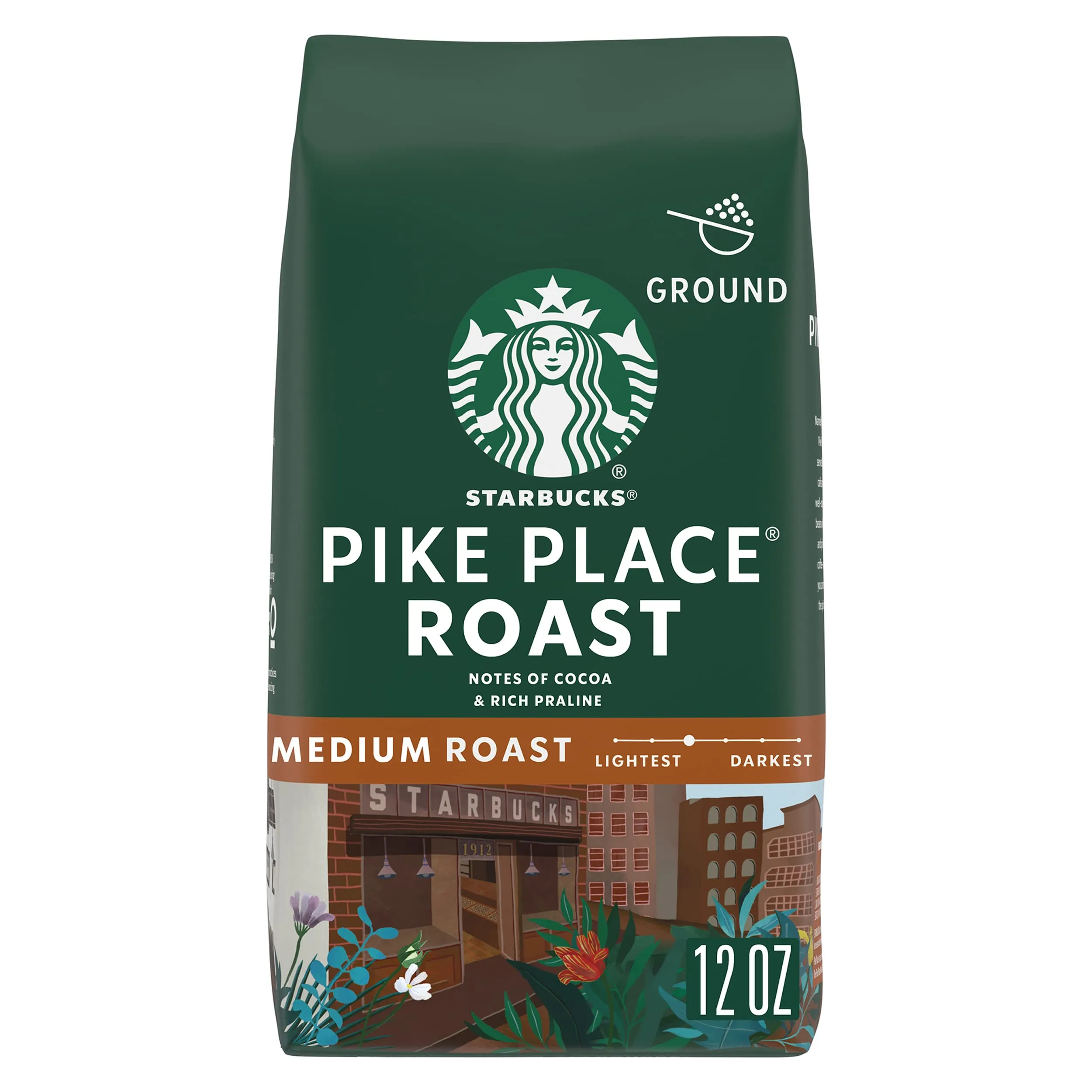 Starbucks Ground Coffee, Medium Roast Coffee, Holiday Blend, 100% Arabica, Limited Edition Holiday Coffee, 1 Bag (17 Oz)