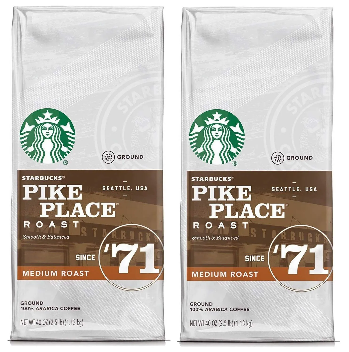 Starbucks Ground Coffee, Medium Roast Coffee, Holiday Blend, 100% Arabica, Limited Edition Holiday Coffee, 1 Bag (17 Oz)