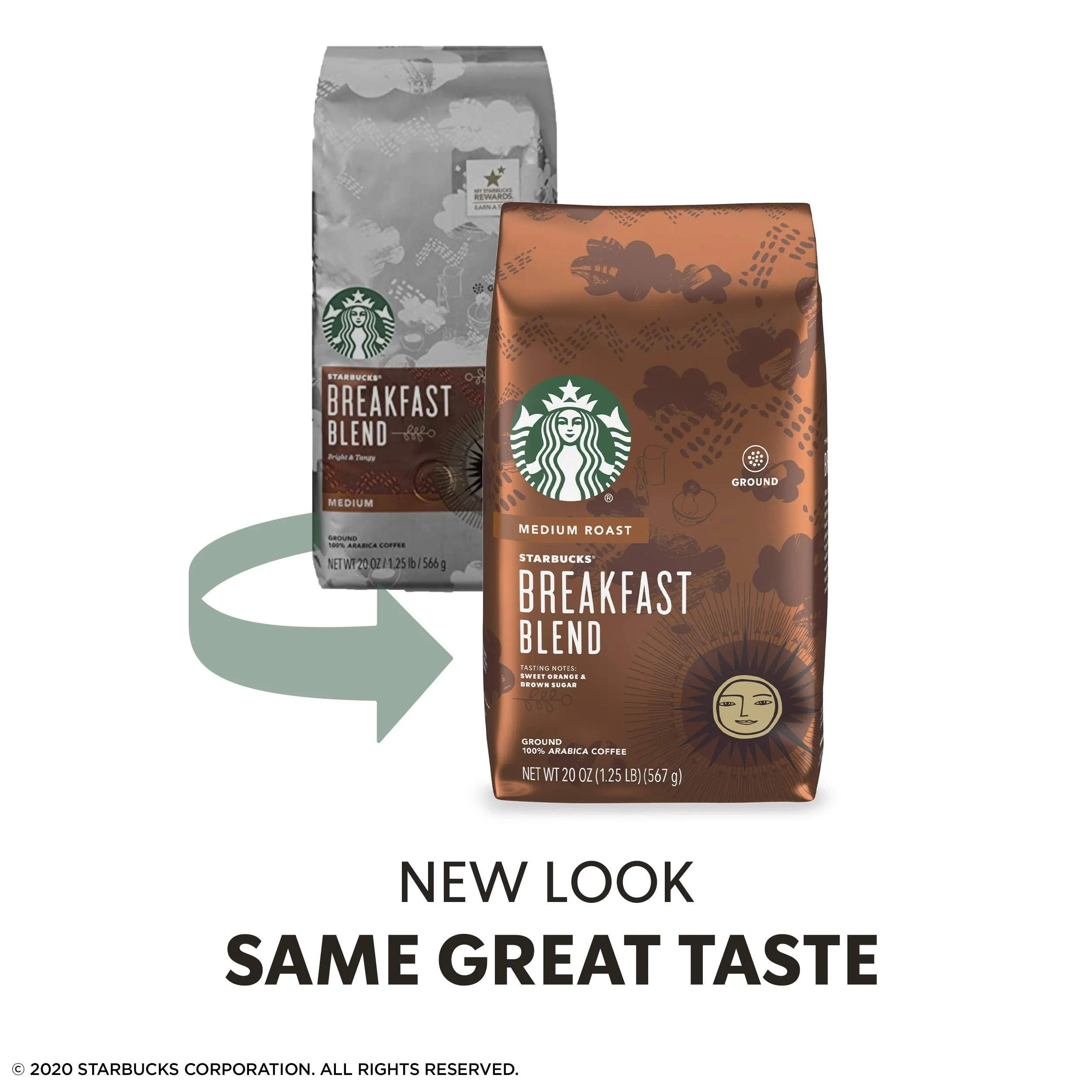 Starbucks Ground Coffee, Medium Roast Coffee, Holiday Blend, 100% Arabica, Limited Edition Holiday Coffee, 1 Bag (17 Oz)