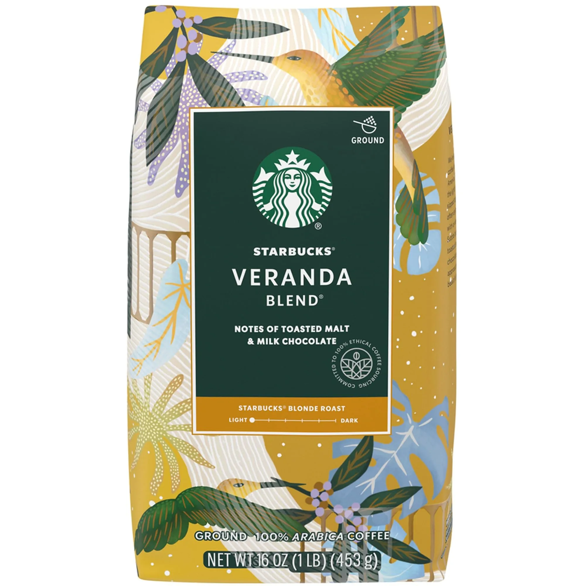 Starbucks Ground Coffee, Medium Roast Coffee, Holiday Blend, 100% Arabica, Limited Edition Holiday Coffee, 1 Bag (17 Oz)