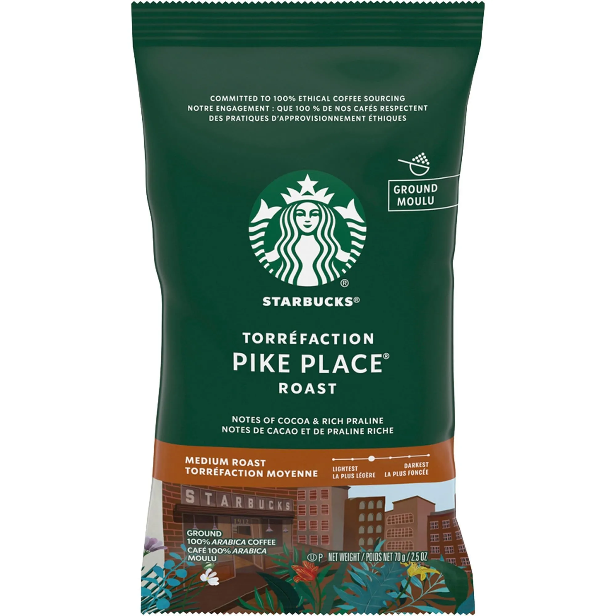 Starbucks Ground Coffee, Medium Roast Coffee, Holiday Blend, 100% Arabica, Limited Edition Holiday Coffee, 1 Bag (17 Oz)