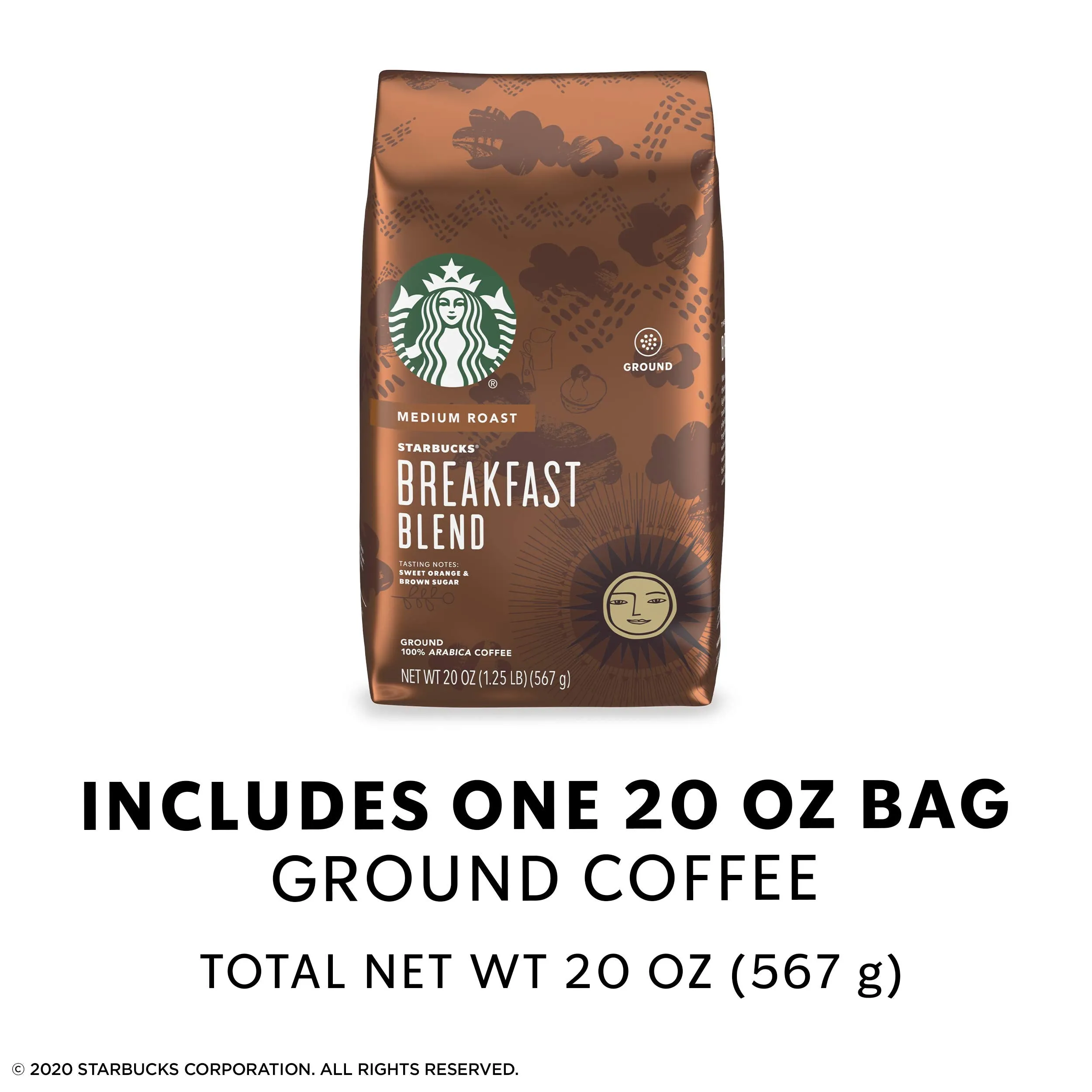 Starbucks Ground Coffee, Medium Roast Coffee, Holiday Blend, 100% Arabica, Limited Edition Holiday Coffee, 1 Bag (17 Oz)