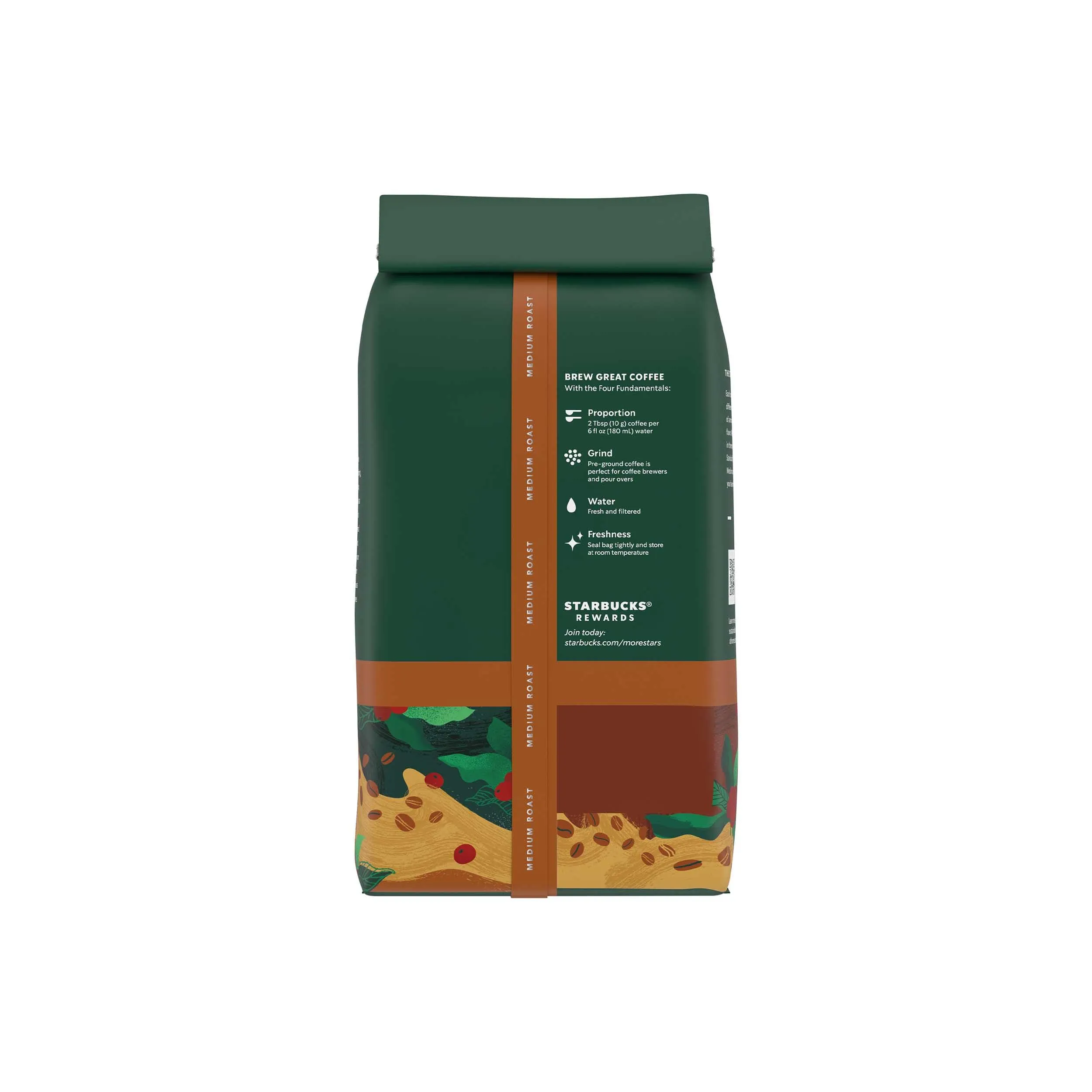 Starbucks Ground Coffee, Medium Roast Coffee, Holiday Blend, 100% Arabica, Limited Edition Holiday Coffee, 1 Bag (17 Oz)