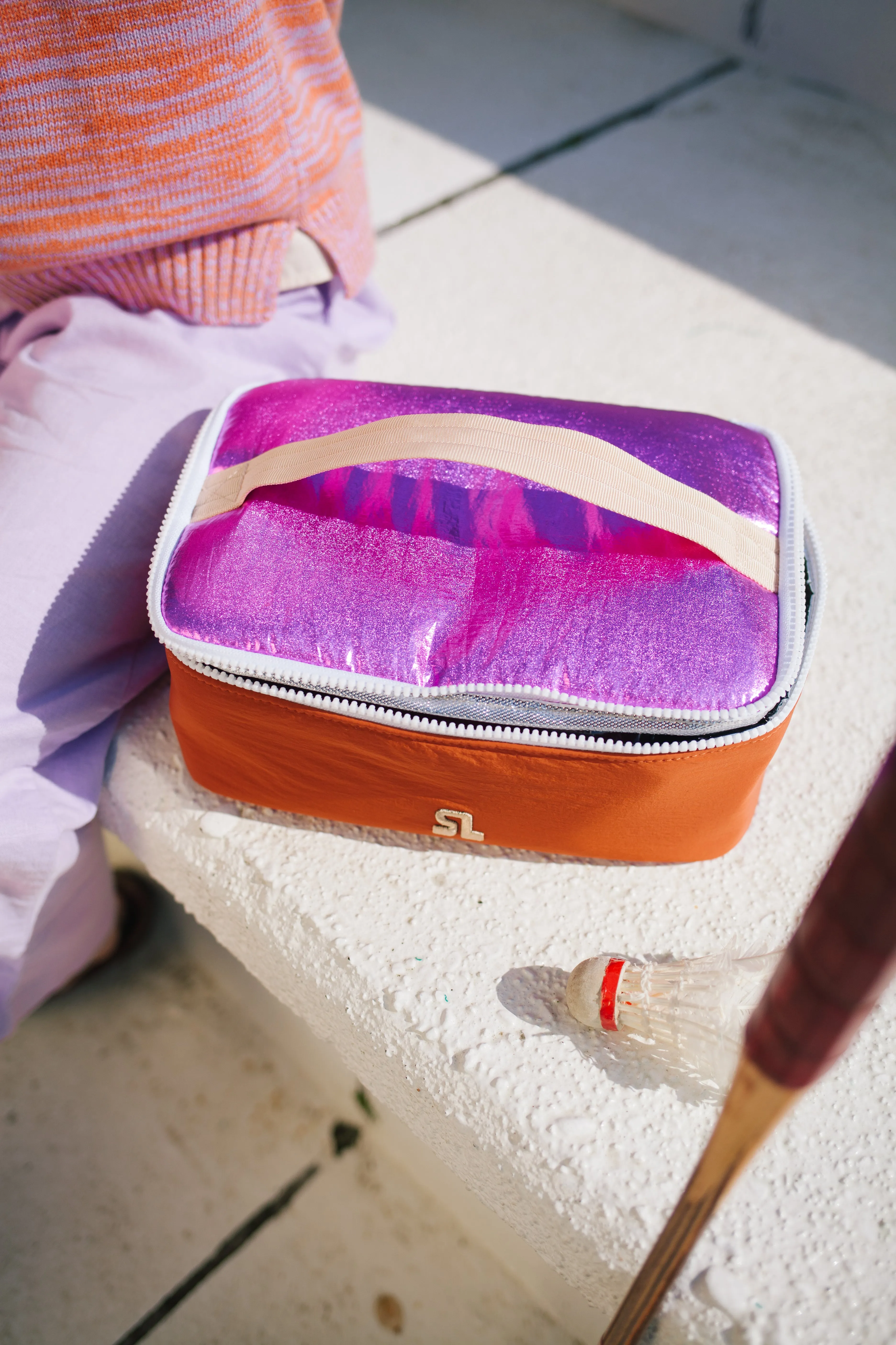 Sticky Lemon Better Together Cooler Bag - Glossy Magenta / Gravel Orange