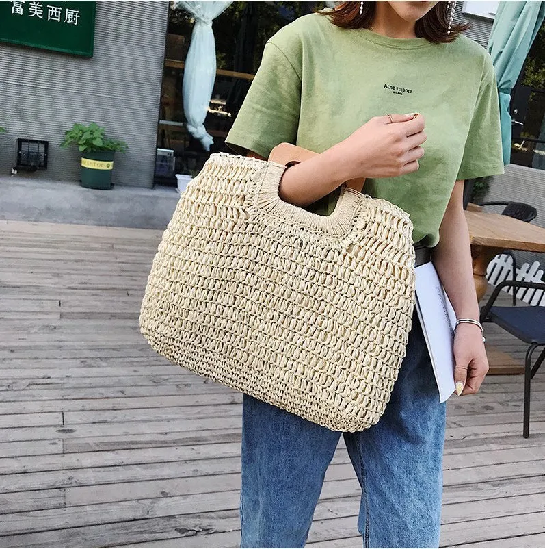 Straw Bag Beach Bag Handbag Handbag