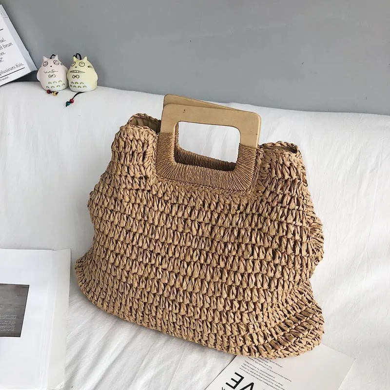 Straw Bag Beach Bag Handbag Handbag