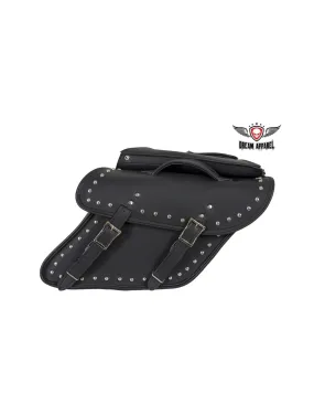 Studded Leather Dyna Saddlebag